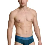 91250 Microfiber Mesh Briefs Color Petrol Size L