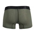 91251 Microfiber Mesh Boxer Briefs Color Military Green Size L - Image 6