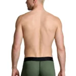 Alternative view of 91251 Microfiber Mesh Boxer Briefs Color Military Green Size L