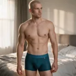 91251 Microfiber Mesh Boxer Briefs Color Petrol Size XL - Image 4