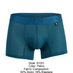91251 Microfiber Mesh Boxer Briefs Color Petrol Size XL - Image 8
