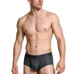 91252 Microfiber Mesh Trunks Color Gray Size L