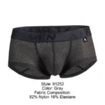 91252 Microfiber Mesh Trunks Color Gray Size S - Image 7