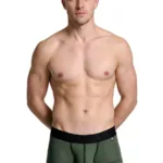 91252 Microfiber Mesh Trunks Color Military Green Size L