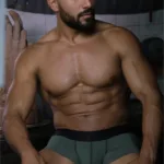 91252 Microfiber Mesh Trunks Color Military Green Size XL - Image 5