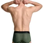 Alternative view of 91252 Microfiber Mesh Trunks Color Military Green Size L
