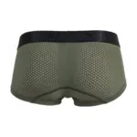 91252 Microfiber Mesh Trunks Color Military Green Size XL - Image 8
