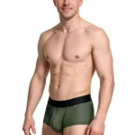91252 Microfiber Mesh Trunks Color Military Green Size XL - Image 3