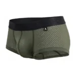 91252 Microfiber Mesh Trunks Color Military Green Size XL - Image 9