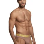 91253 Microfiber Thongs Color Khaki Size M - Image 3