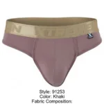 91253 Microfiber Thongs Color Khaki Size M - Image 7