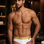 91253 Microfiber Thongs Color White Size L - Image 4