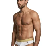 91253 Microfiber Thongs Color White Size L - Image 3