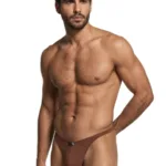 91254 Microfiber Thongs Color Chocolate Size L - Image 3