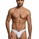 91255 Microfiber Bikini Color White Size L