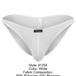 91255 Microfiber Bikini Color White Size L - Image 10