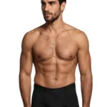 91256 Microfiber Boxer Briefs Color Black Size S