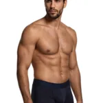 91256 Microfiber Boxer Briefs Color Dark Blue Size L - Image 3