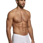 91256 Microfiber Boxer Briefs Color White Size L - Image 3