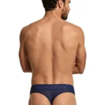 91257 Microfiber Thongs Color Dark Blue Size L - Image 2