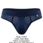 91257 Microfiber Thongs Color Dark Blue Size L - Image 7