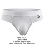 91257 Microfiber Thongs Color White Size L - Image 7