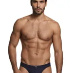 91258 Microfiber Briefs Color Dark Blue Size L