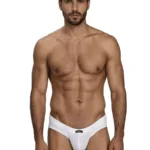 91258 Microfiber Briefs Color White Size L