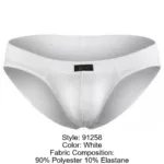 91258 Microfiber Briefs Color White Size XL - Image 7