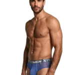 91262 Microfiber Mesh Briefs Color Blue Size M - Image 3