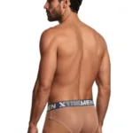 Alternative view of 91262 Microfiber Mesh Briefs Color Brown Size L