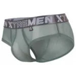 91262 Microfiber Mesh Briefs Color Green Size M - Image 6