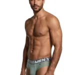 91262 Microfiber Mesh Briefs Color Green Size M - Image 3