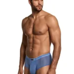 91263 Microfiber Mesh Briefs Color Blue Size M - Image 3