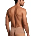 Alternative view of 91263 Microfiber Mesh Briefs Color Brown Size L