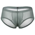 91263 Microfiber Mesh Briefs Color Green Size L - Image 6