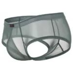 91263 Microfiber Mesh Briefs Color Green Size L - Image 7