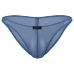 91264 Microfiber Mesh Bikini Color Blue Size M - Image 4