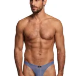 91264 Microfiber Mesh Bikini Color Blue Size L