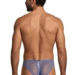 Alternative view of 91264 Microfiber Mesh Bikini Color Blue Size L