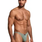 91264 Microfiber Mesh Bikini Color Green Size M - Image 3