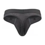 91268 Microfiber Mesh Thongs Color Gray Size S - Image 6