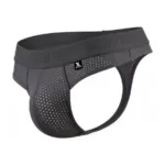 91268 Microfiber Mesh Thongs Color Gray Size S - Image 7