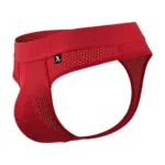 91268 Microfiber Mesh Thongs Color Red Size S - Image 7