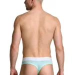 Alternative view of 91268 Microfiber Mesh Thongs Color Seawater Size L