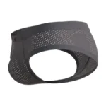 91269 Microfiber Mesh Briefs Color Gray Size XL - Image 7