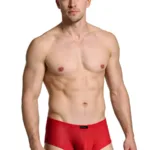 91269 Microfiber Mesh Briefs Color Red Size L
