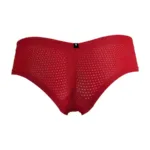 91269 Microfiber Mesh Briefs Color Red Size XL - Image 6