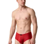 91269 Microfiber Mesh Briefs Color Red Size XL - Image 3