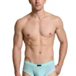 91269 Microfiber Mesh Briefs Color Seawater Size L
